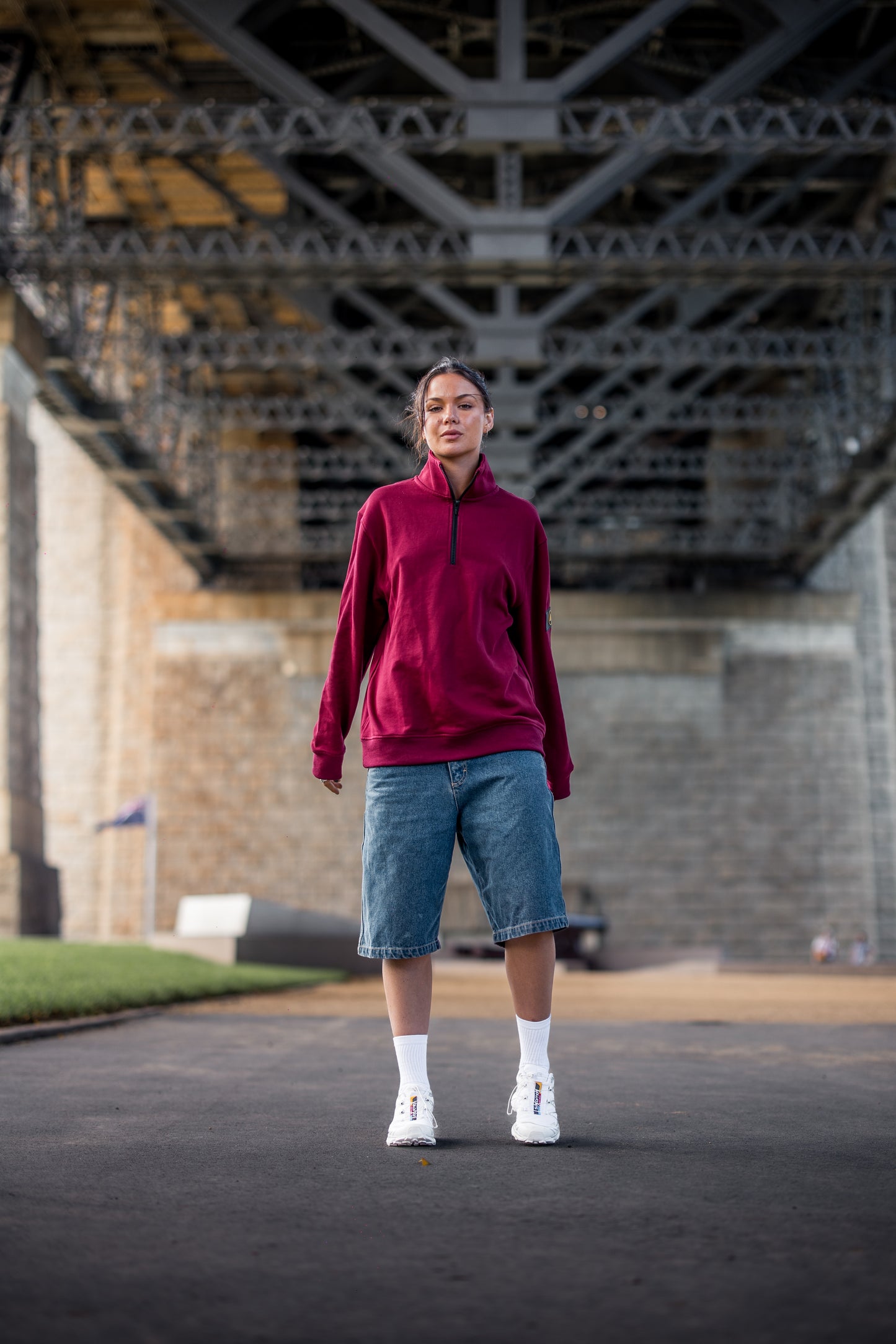 All seasons 1/4 zip sweater